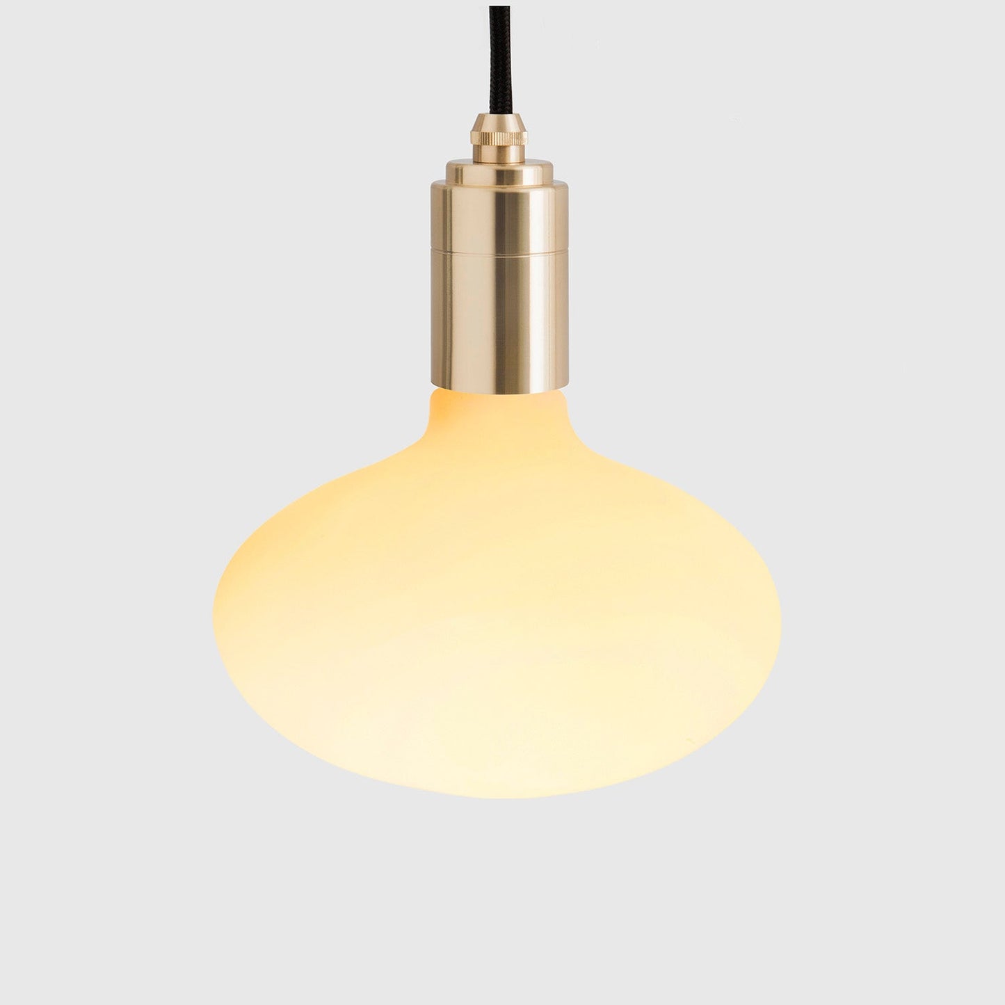 Oval Dim-to-Warm Pendant Light in Brass Tala