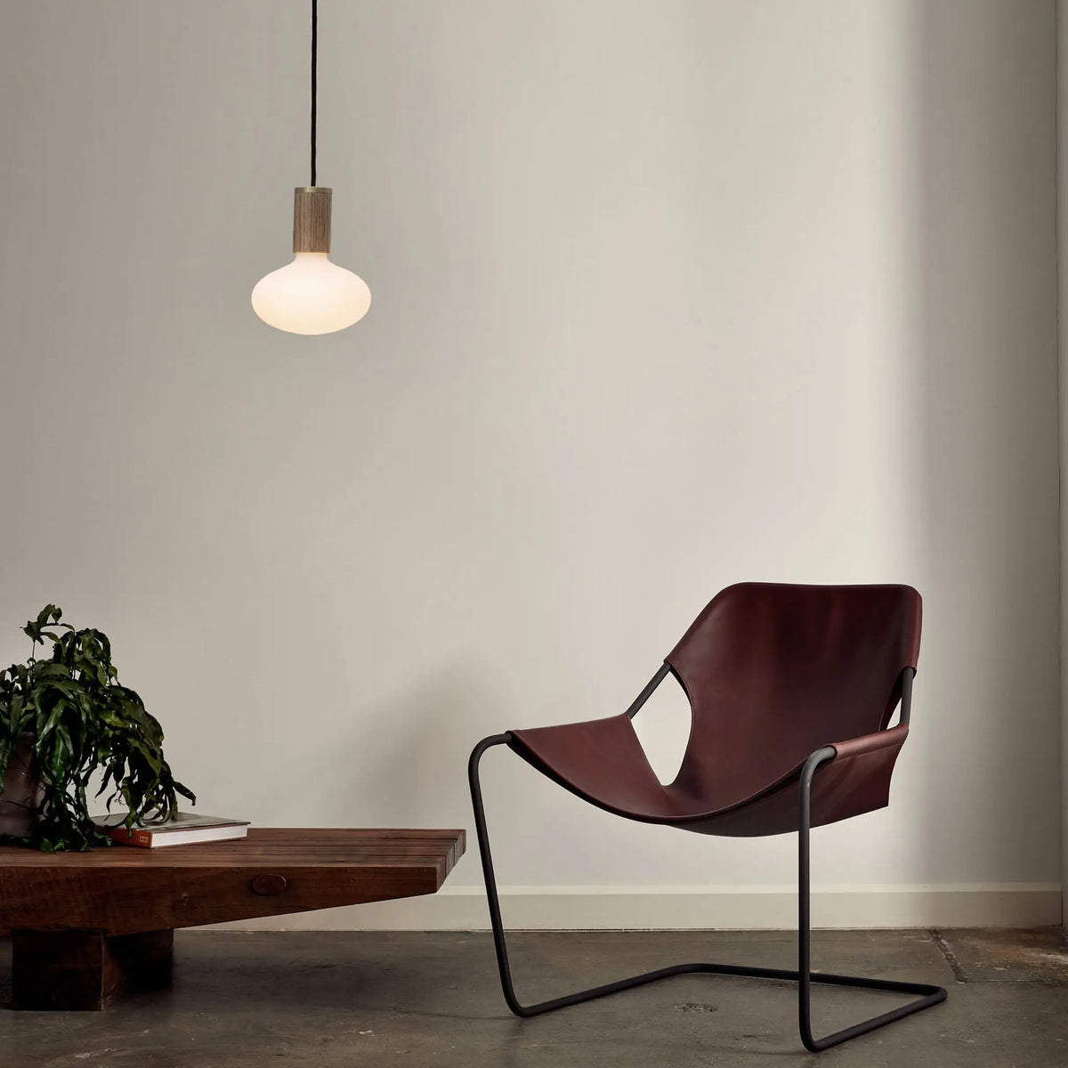 Oval Pendant Light in Graphite Tala