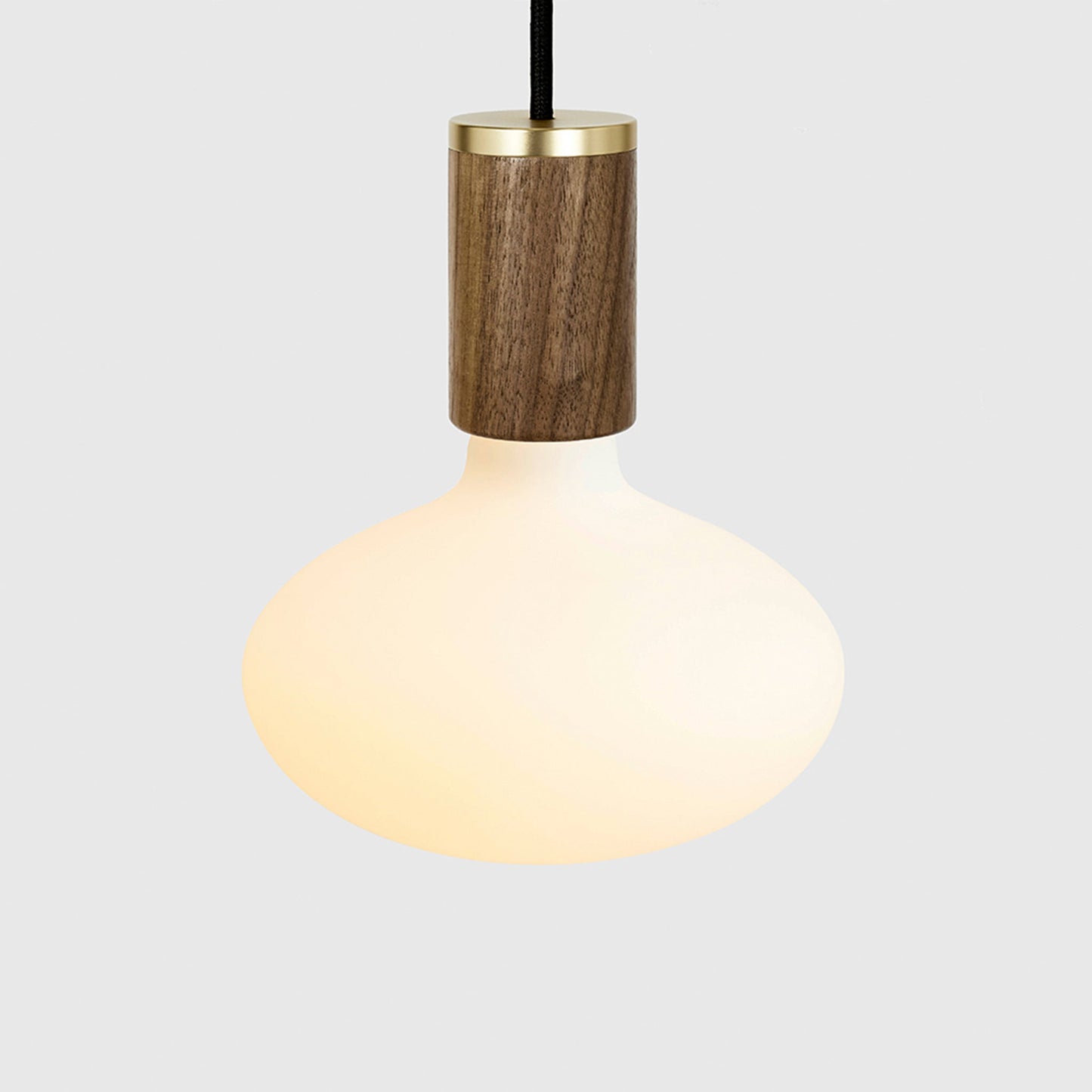 Oval Pendant Light in Walnut Tala