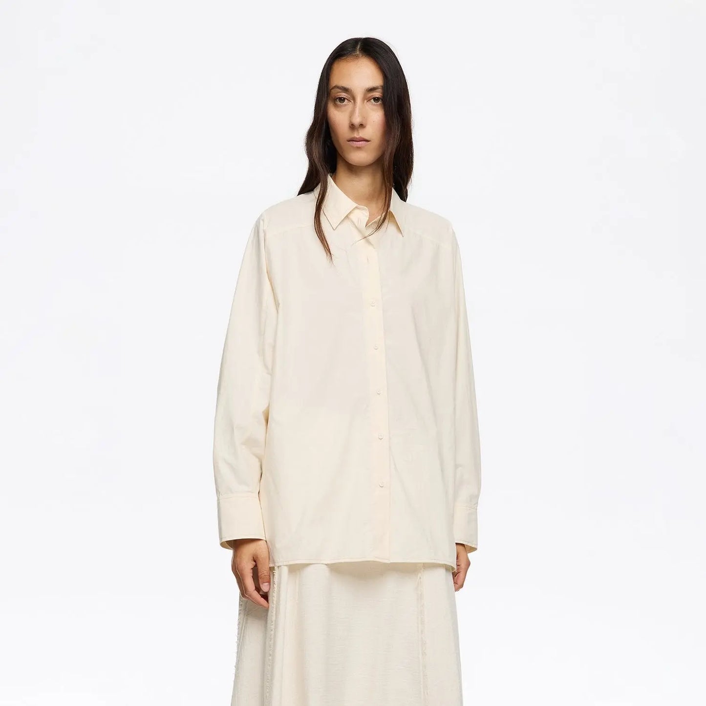 Oversize vanilla stitching shirt Bimba y Lola UK