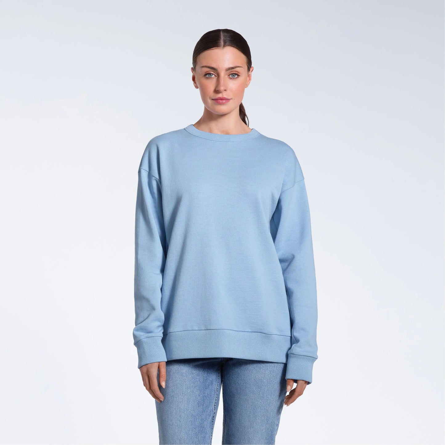 Oversized Women's Organic Sweatshirt PLAINANDSIMPLE