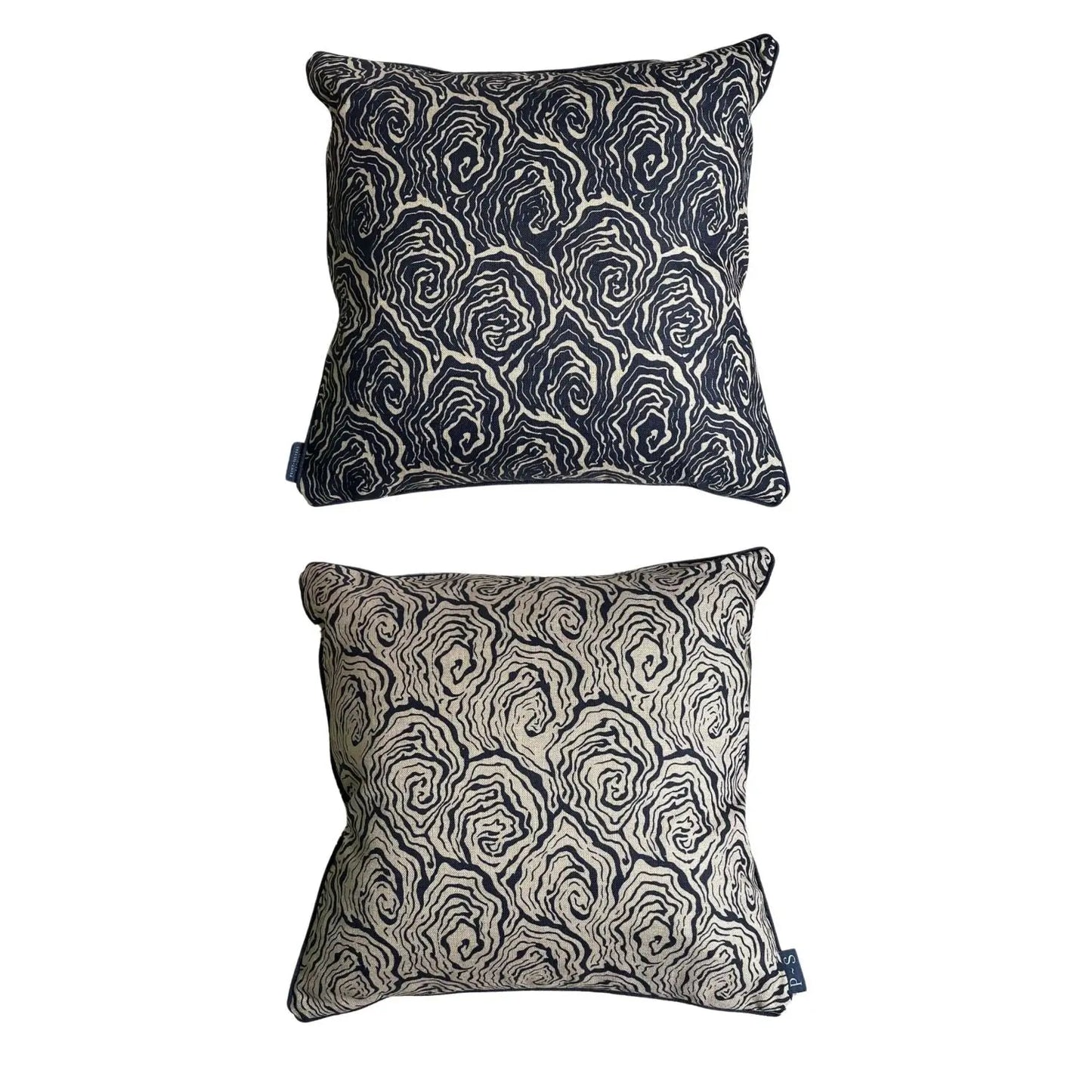 Oysters Monochrome Cushion Print~Sisters