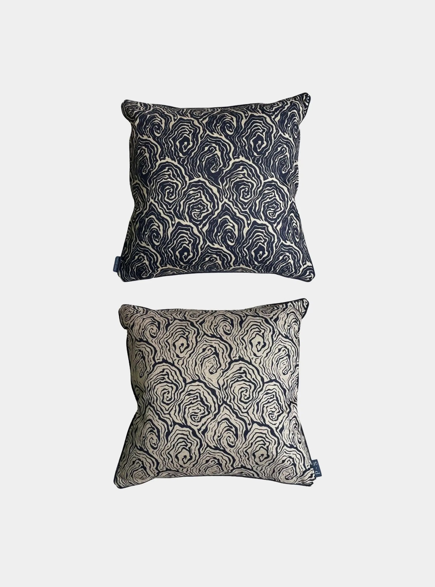 Oysters Monochrome Cushion Print~Sisters