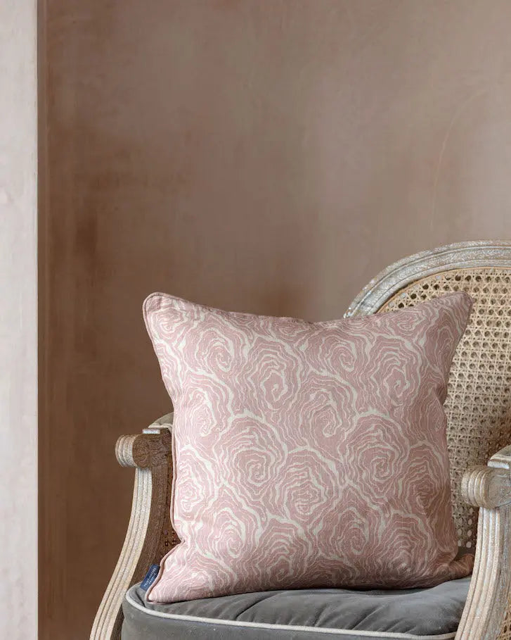 Oysters Venus Pink Cushion Print Sisters