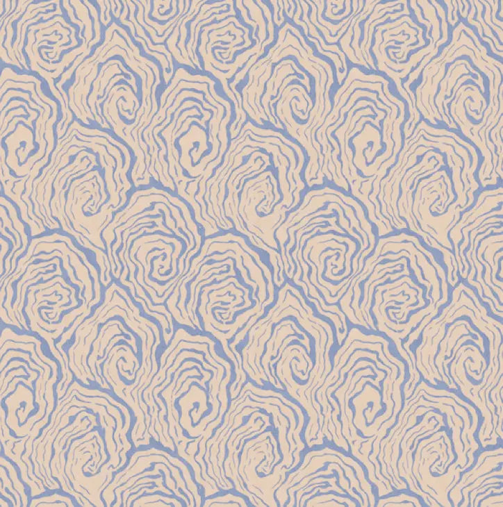 Oysters - in Pearl - Wallpaper Print~Sisters