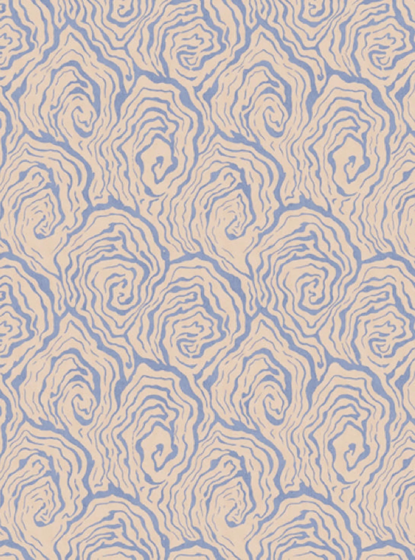 Oysters - in Pearl - Wallpaper Print~Sisters