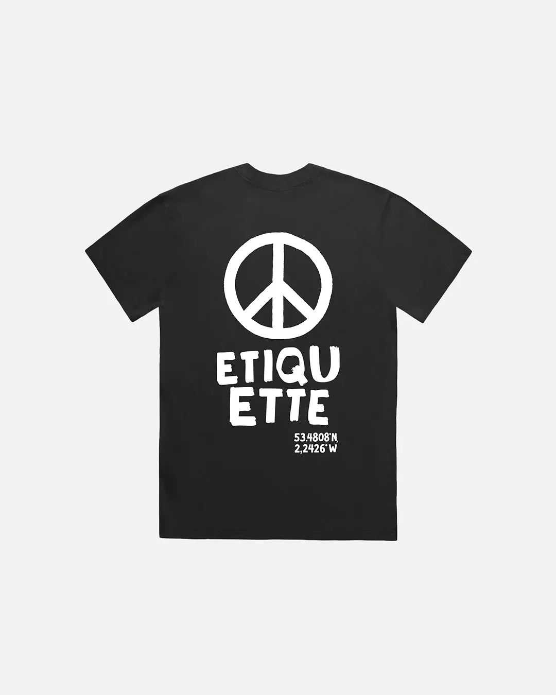 PEACE TEE - BLACK Etiquette