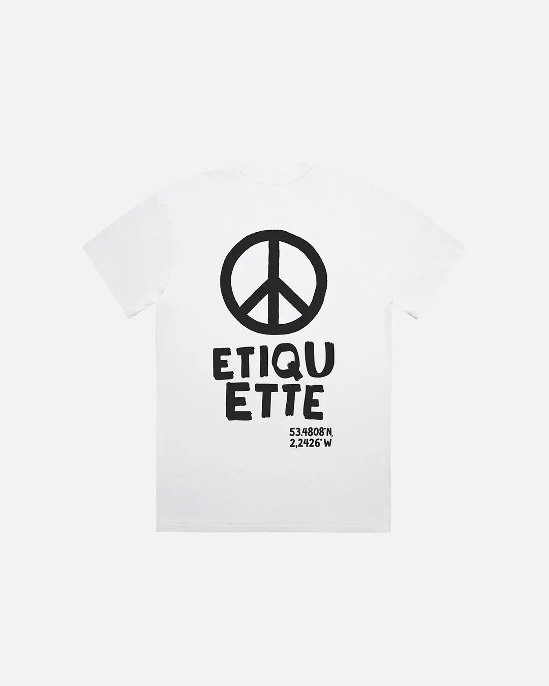 PEACE TEE - WHITE Etiquette
