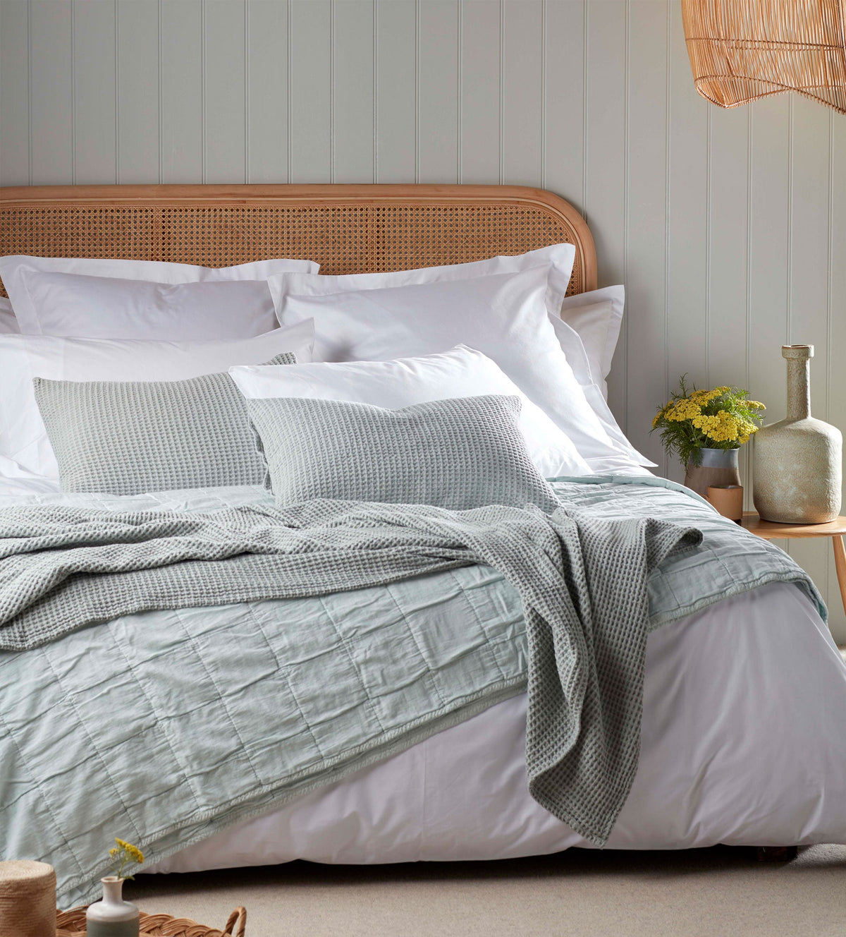 White Petworth 100% Cotton 400 Thread Count Duvet Cover - The Secret Linen Store
