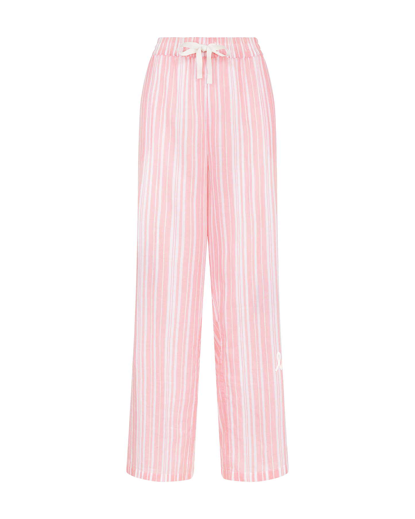 The Classic Trouser - Fondant Pink Stripe Nudea