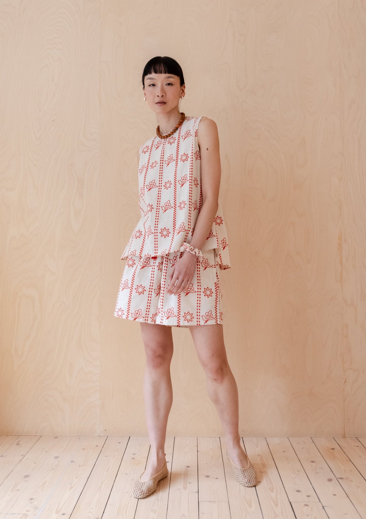 Cotton Short Set in Flora Sun - TBCo