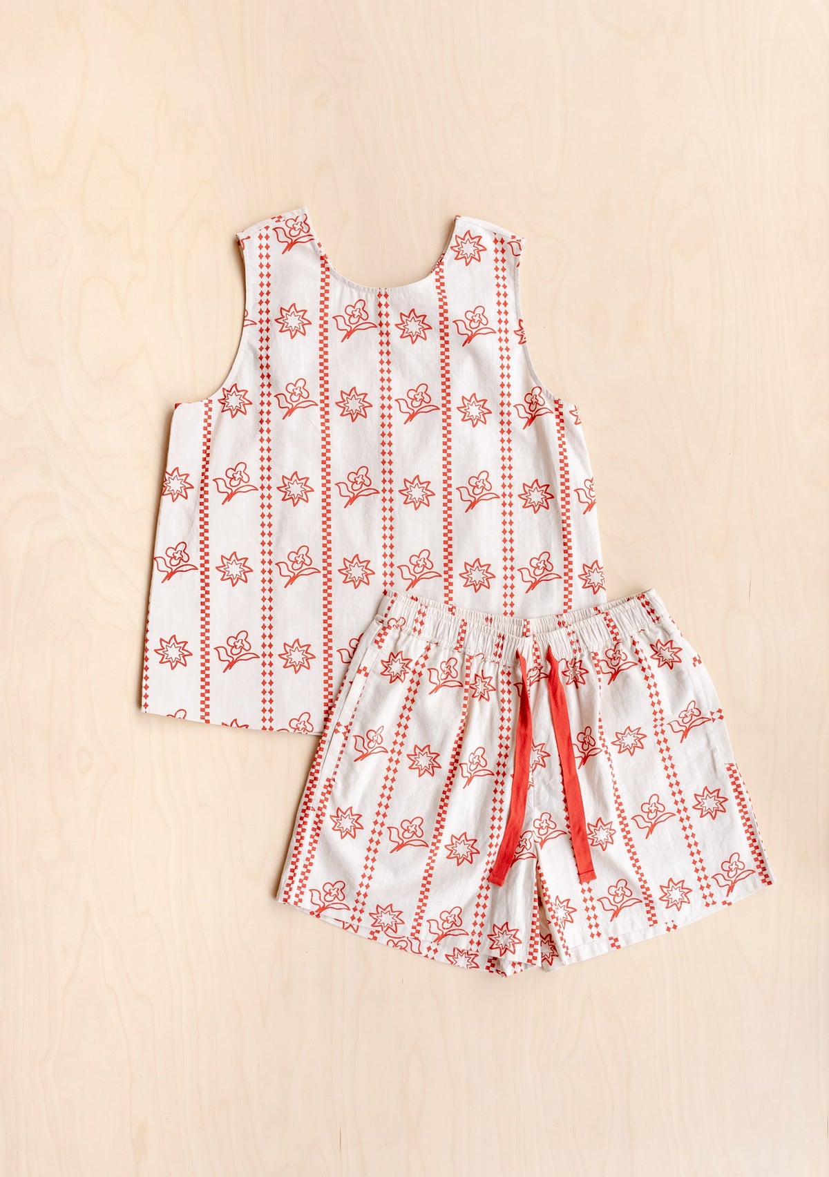 Cotton Short Set in Flora Sun - TBCo