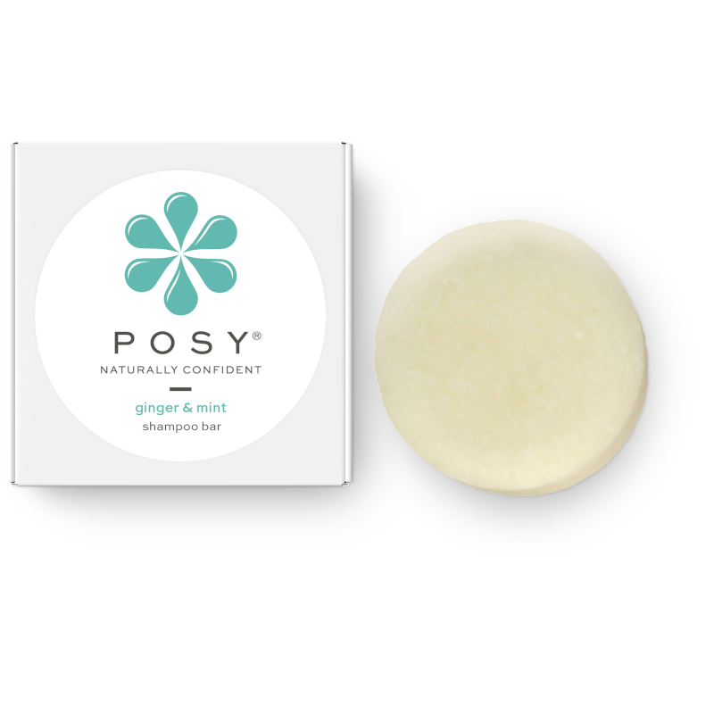 Ginger & Mint Shampoo Bar Posy London Natural Deodorant, Skin & Hair Products