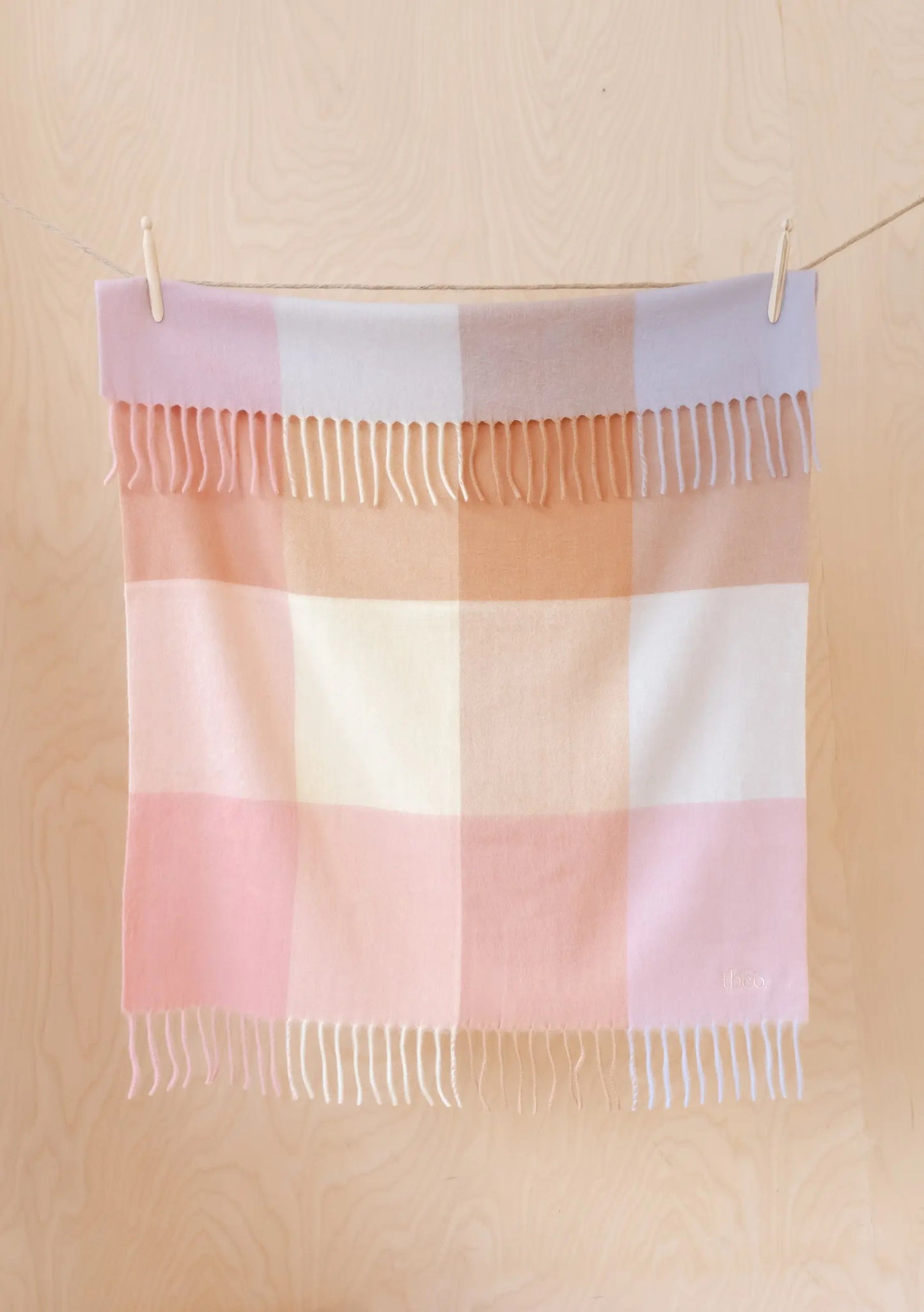 Pair of Cotton Pillowcases in Pink & Red Stripe TartanBlanketCo