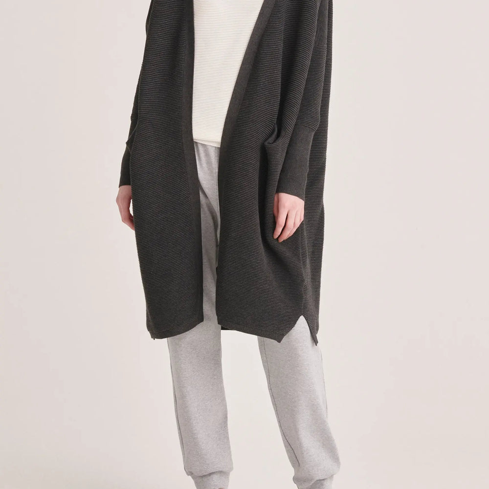 Paisie Long Ribbed Cardigan Paisie