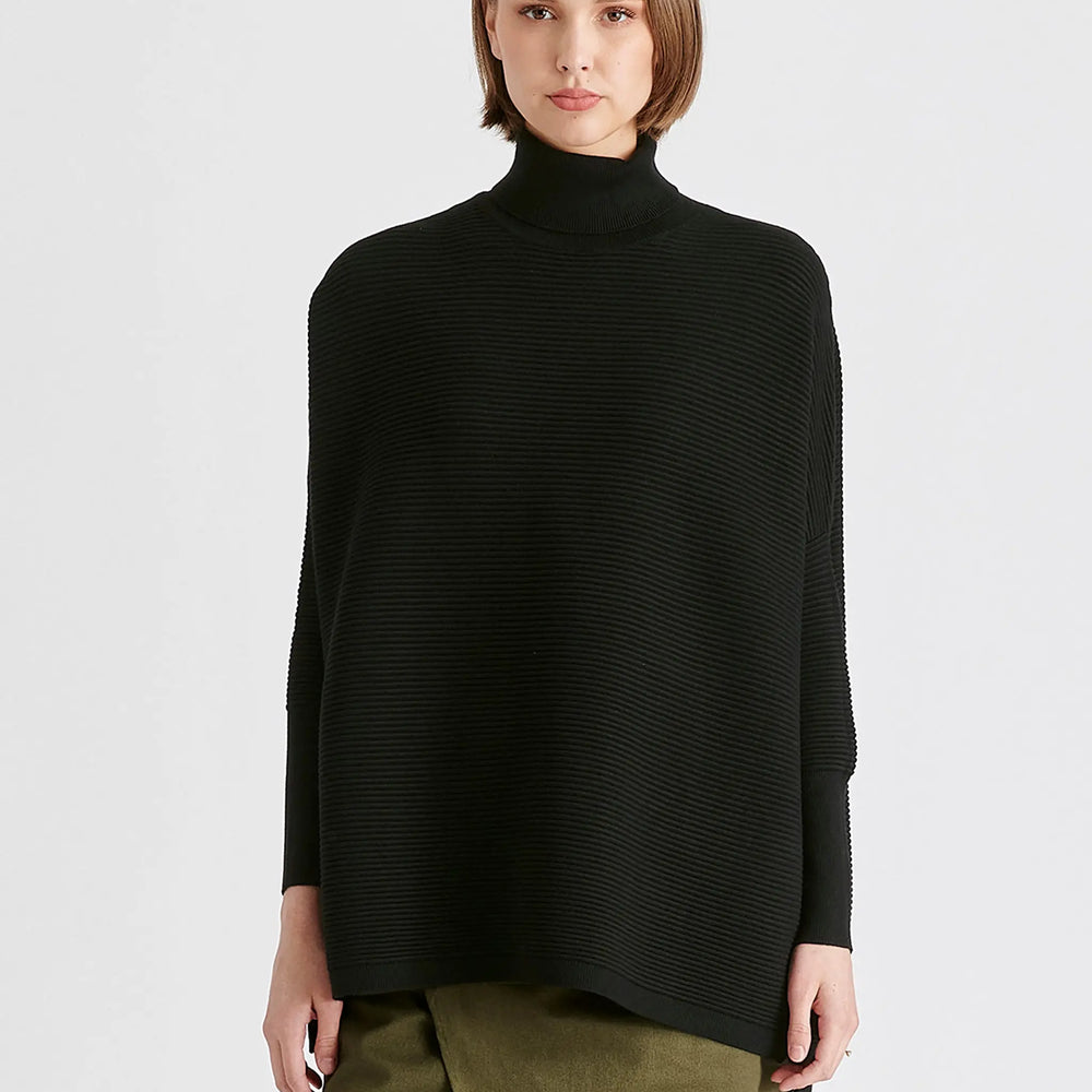 Paisie Turtleneck Ribbed Jumper Paisie