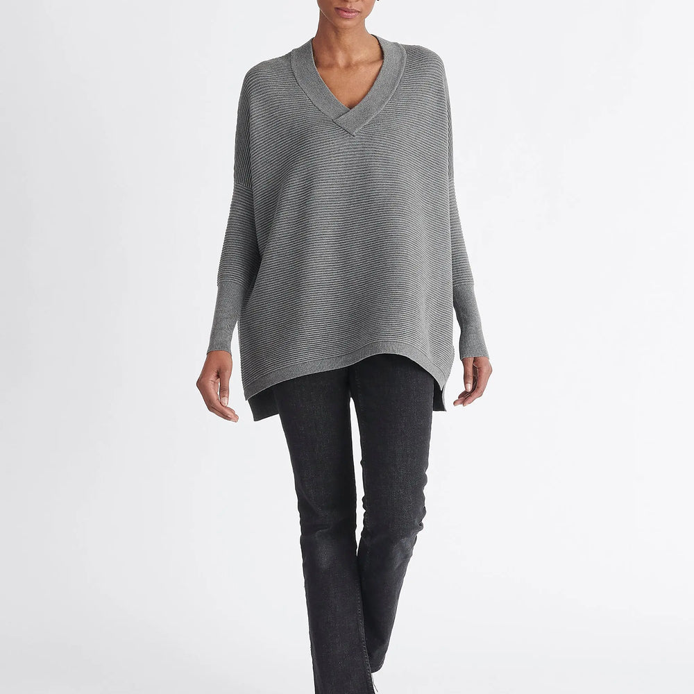 Paisie V-Neck Ribbed Jumper Paisie