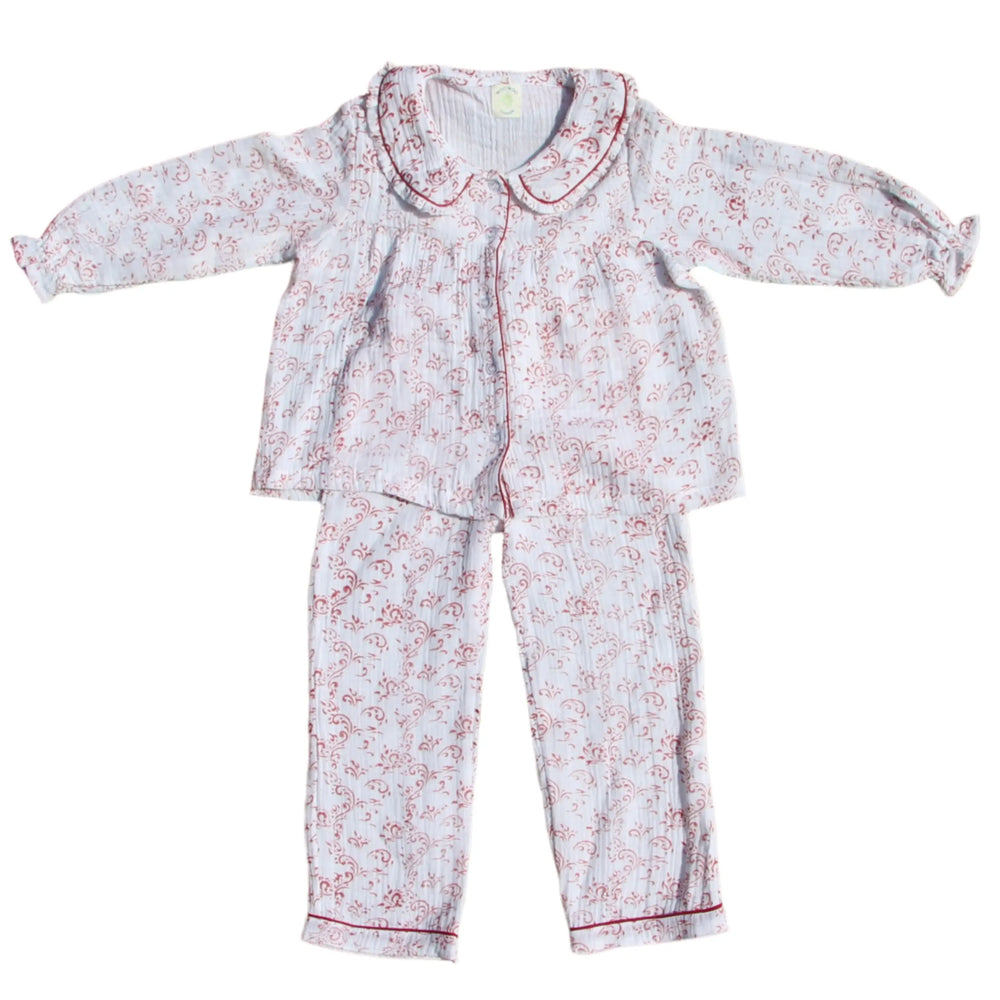 Paisley Organic Muslin Children's Pyjamas Woo Woo London