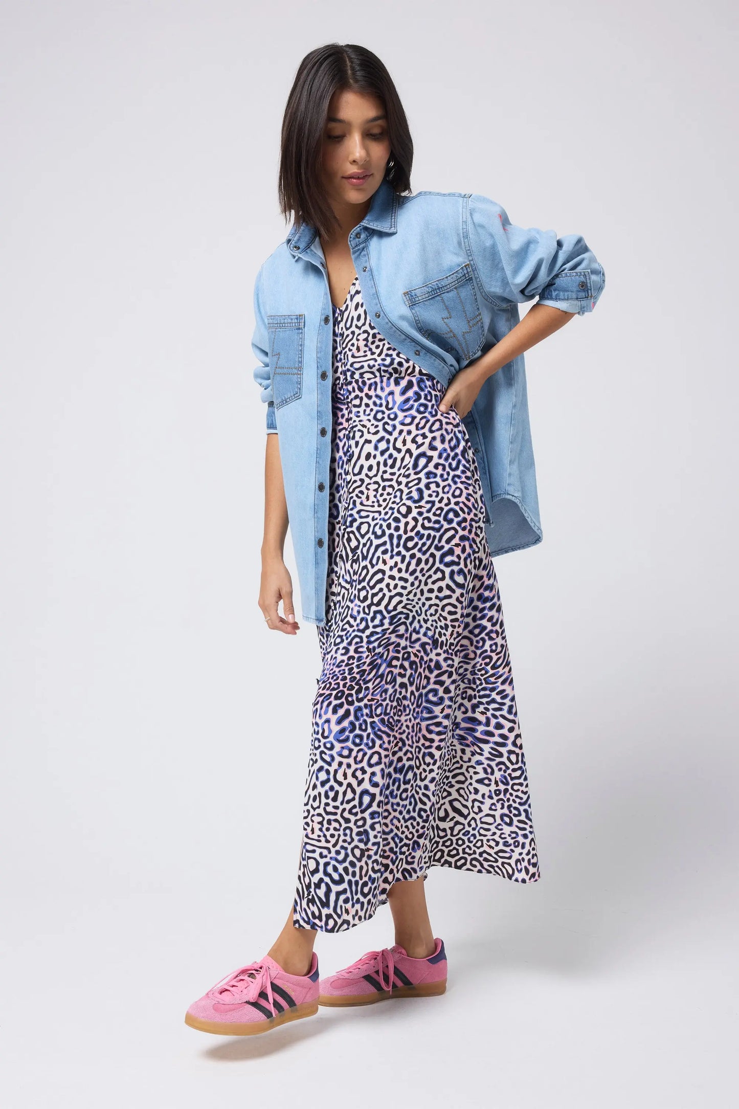 Pale Indigo Relaxed Denim Shirt Scamp & Dude