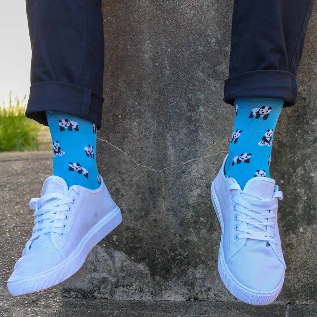 Panda Bamboo Socks Swole Panda