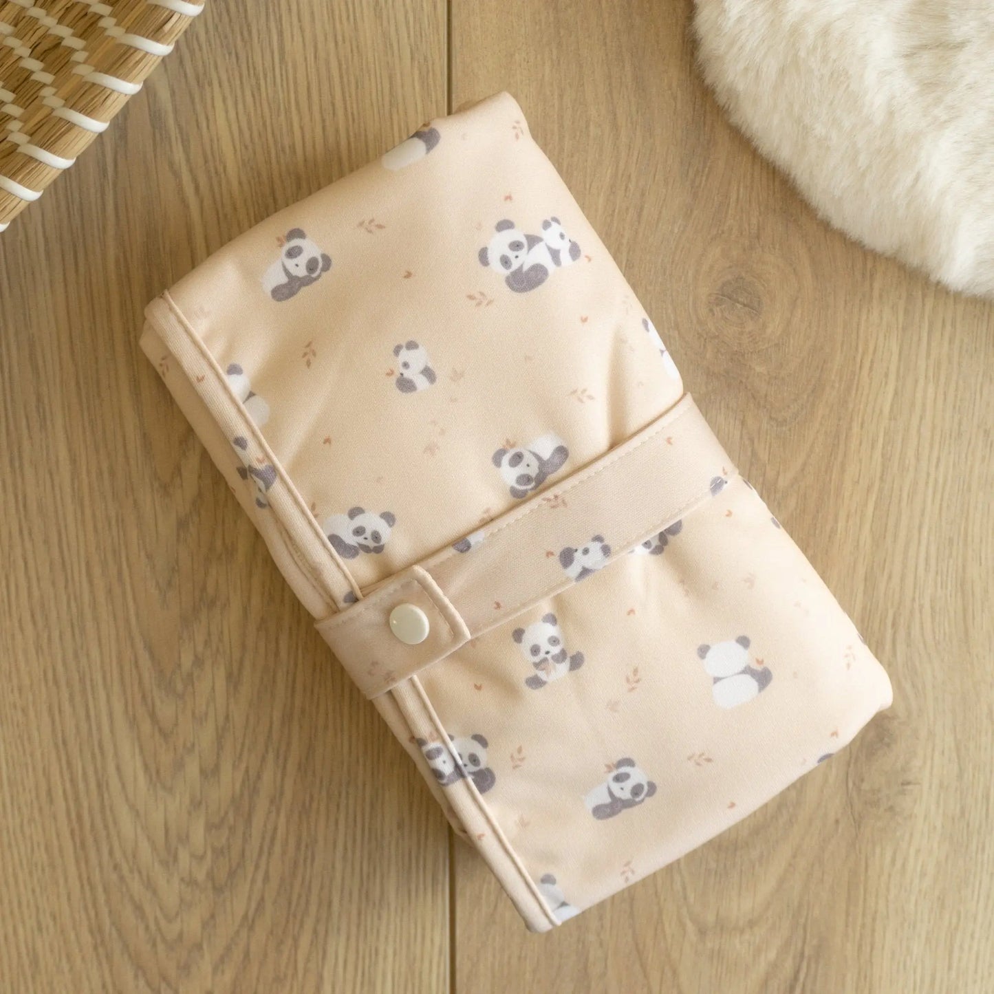 Pandas Baby Travel Changing Mats Modern Cloth Nappies