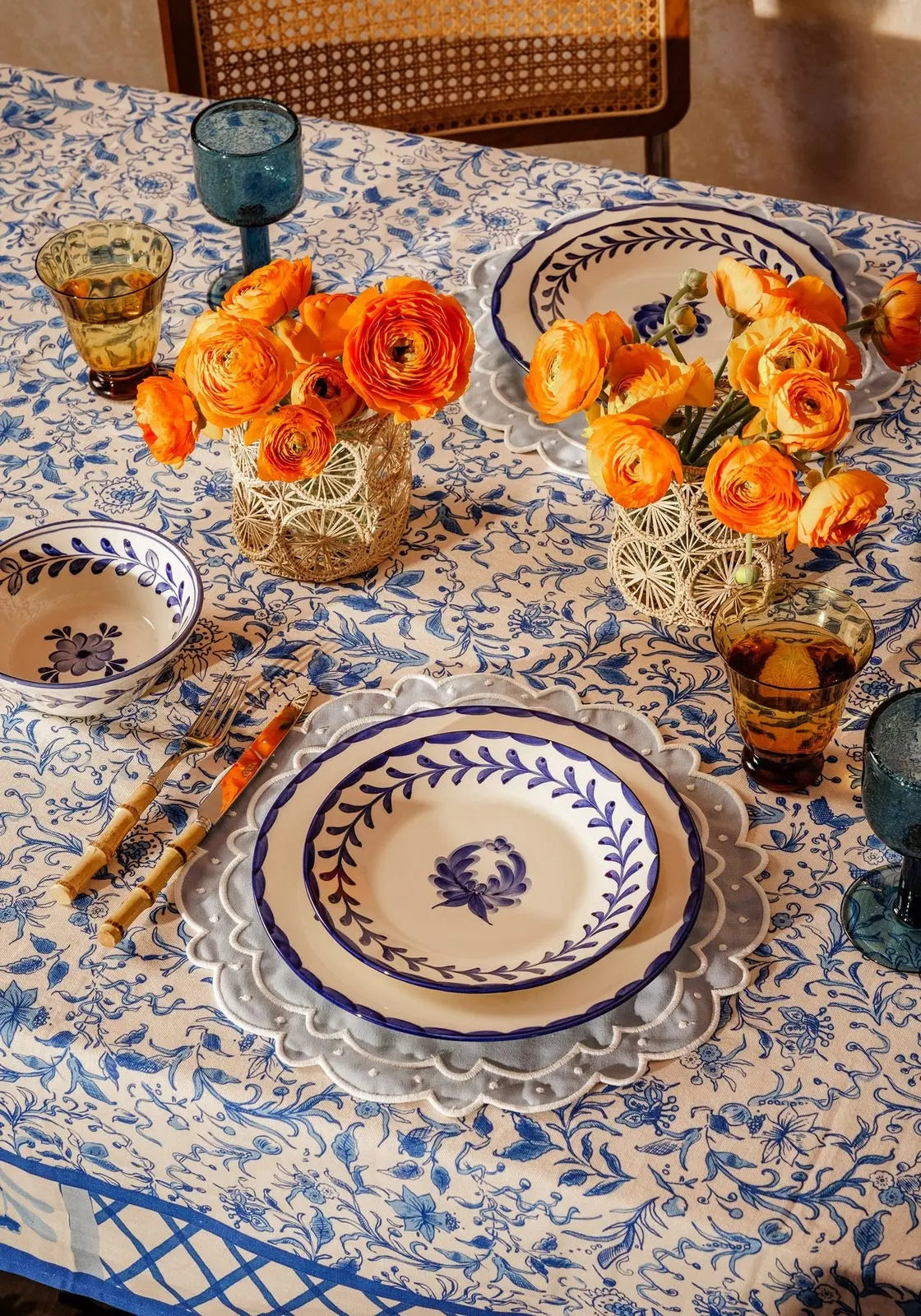 Pandora Side Plate, Cobalt Blue Casa by Josephine Jenno