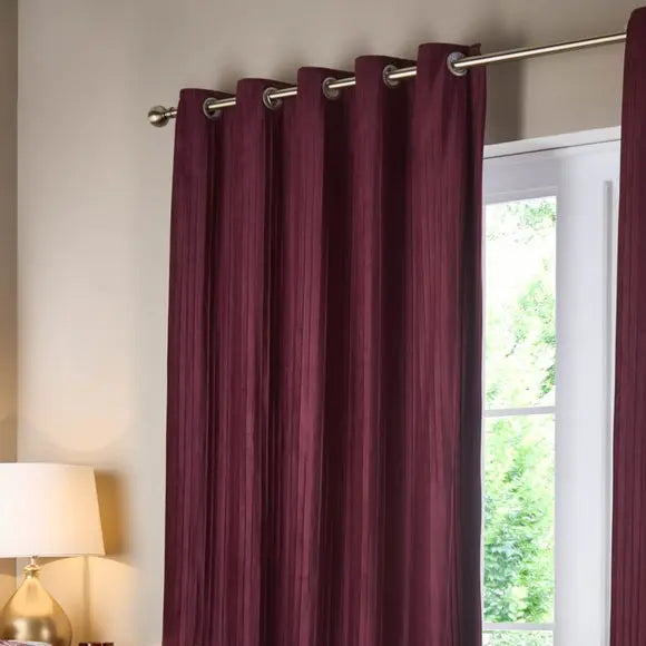 Paoletti Corinthian Eyelet Curtains Dunelm