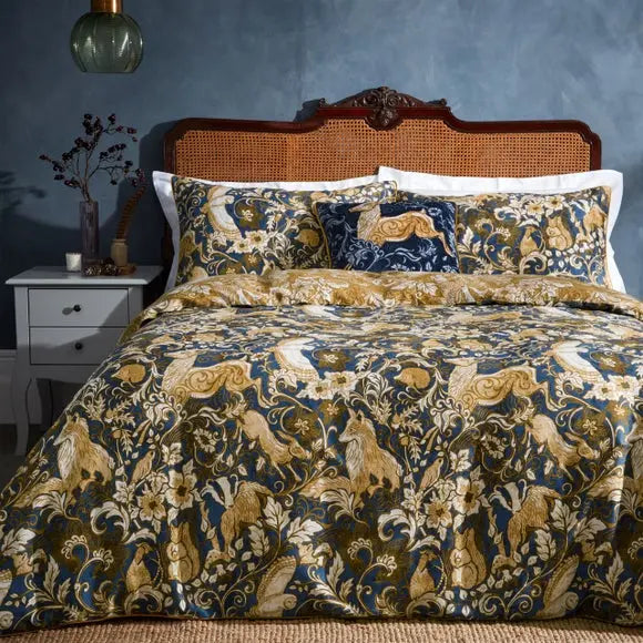 Paoletti Harewood 100% Cotton Duvet Cover & Pillowcase Set Dunelm