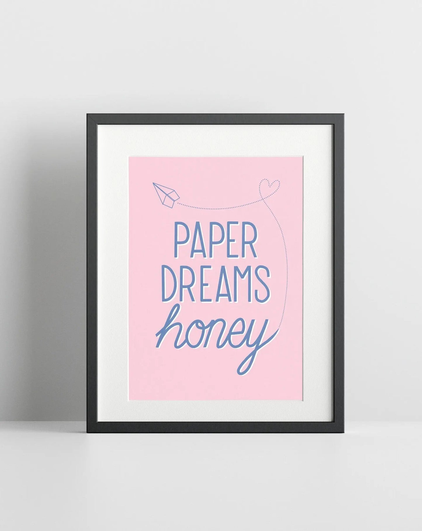 Paper Dreams Honey (The Kooks) inspired A4 Lyric Print whowhatclaireart