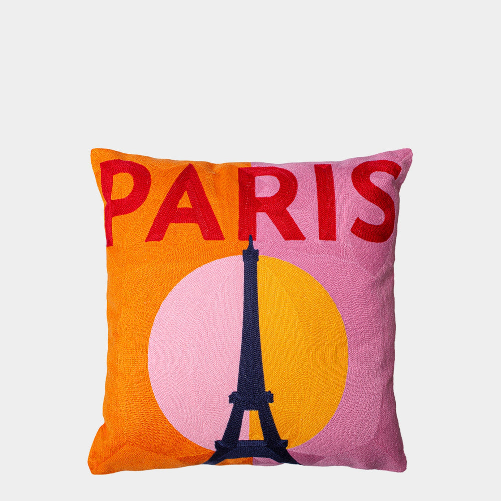 Paris Needlepoint Cushion The Pillow Drop