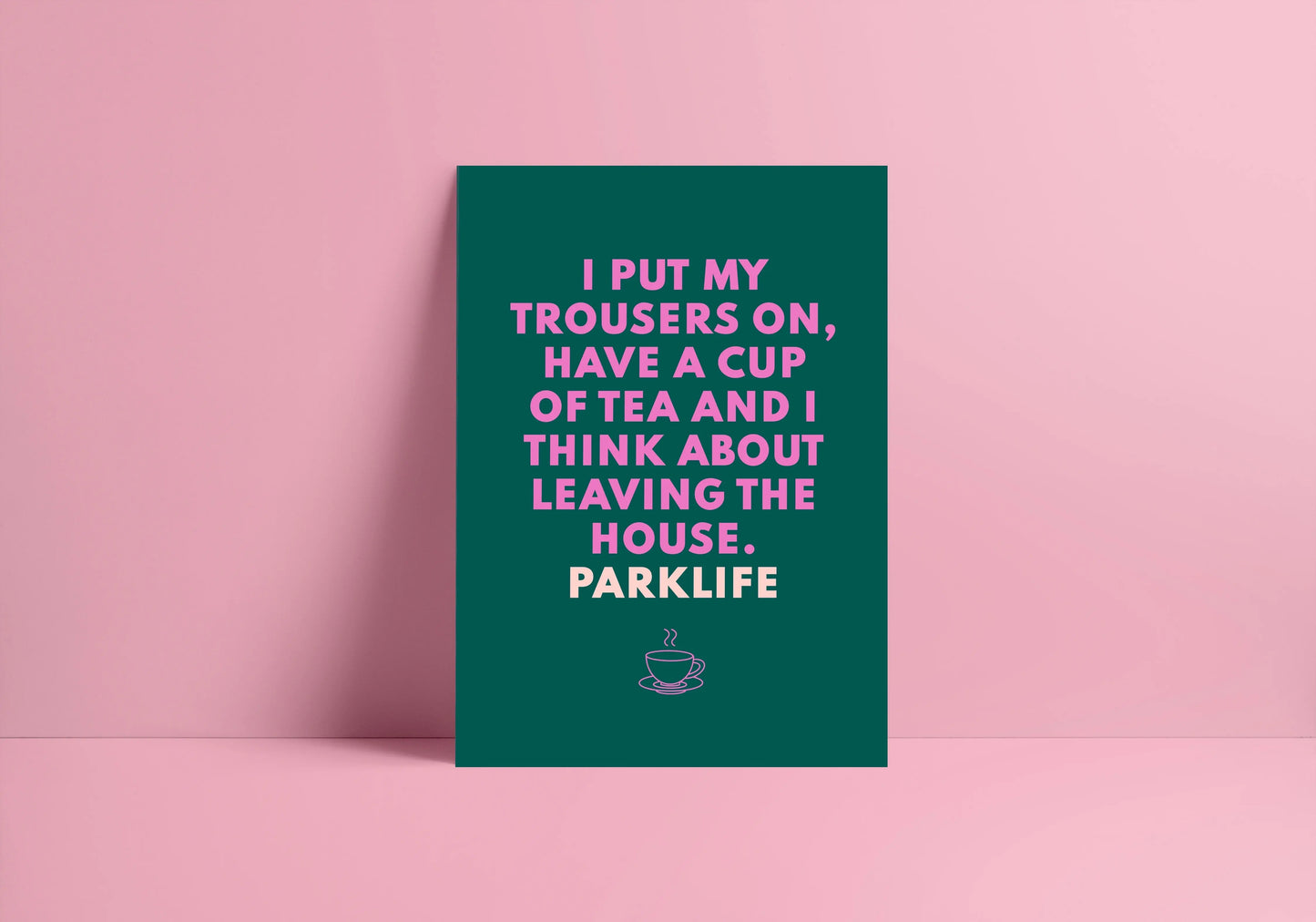 Parklife (Blur inspired) A4 Lyric Print whowhatclaireart