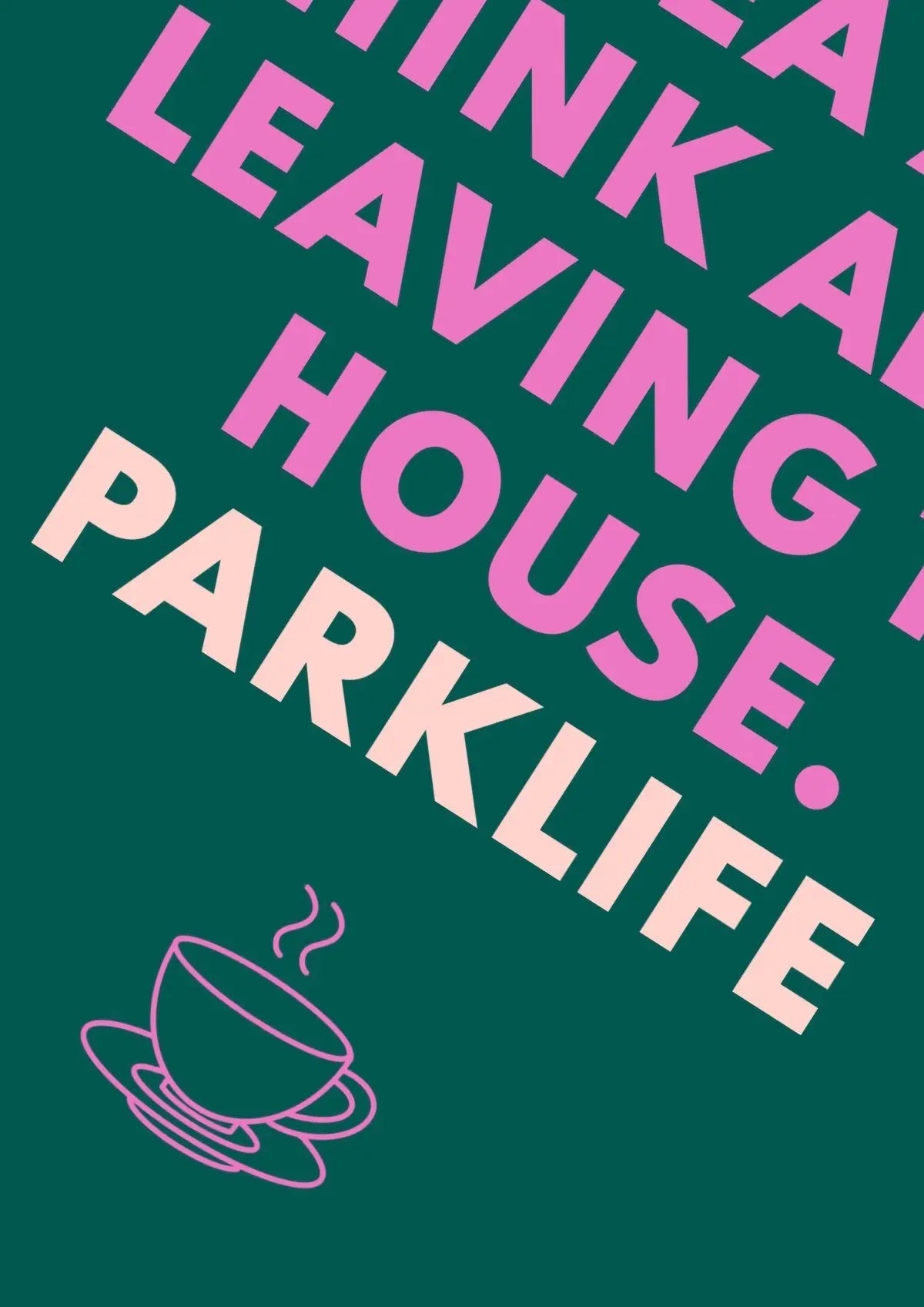 Parklife (Blur inspired) A4 Lyric Print whowhatclaireart