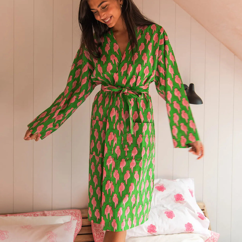 Parrot Adult Kimono Lulu and Nat
