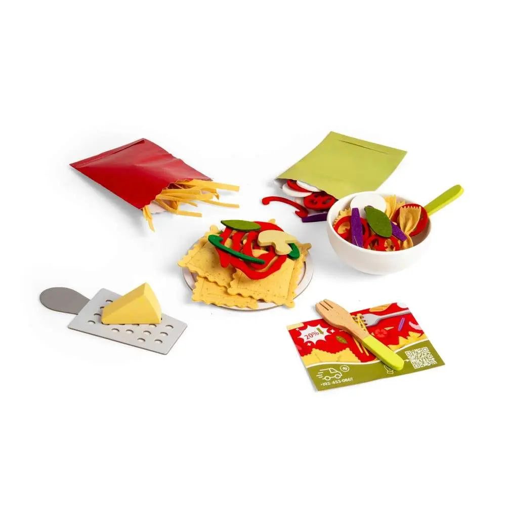 Pasta for Two - Wooden Toy Set Toby Tiger