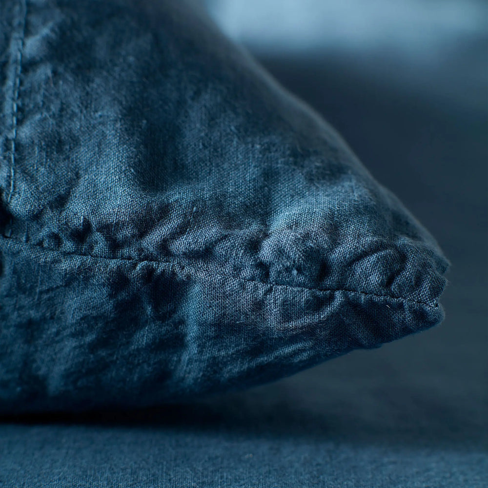 Peacock 100% Linen Pillowcase The Secret Linen Store