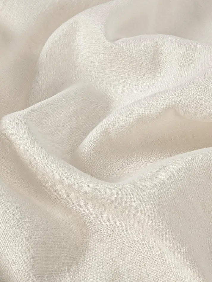 Pearl Linen Blend Flat Sheet Piglet