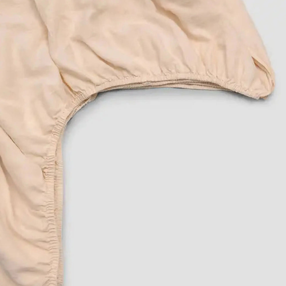 Pearl Linen Fitted Sheet Piglet