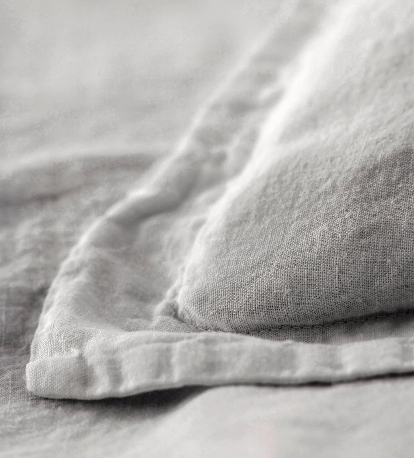 Pebble Grey 100% Linen Oxford Pillowcase The Secret Linen Store