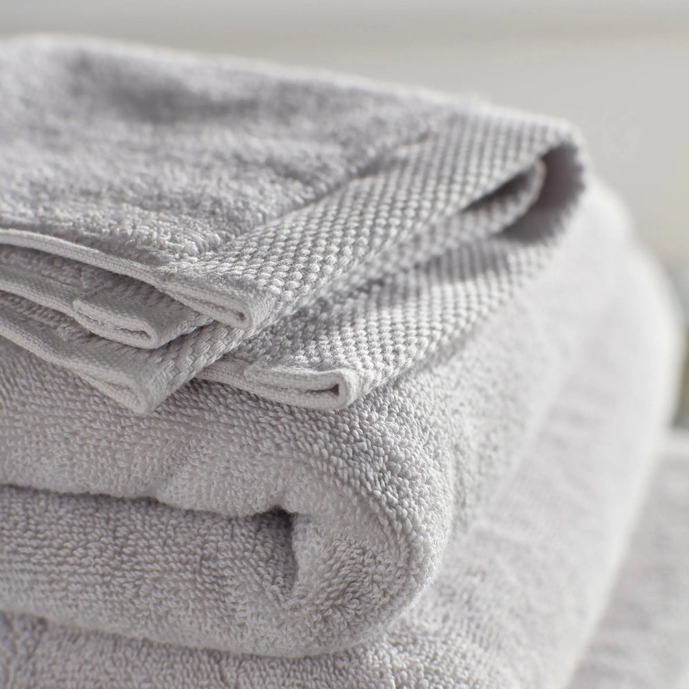 Pebble Grey Luxury Organic 100% Cotton Towels The Secret Linen Store