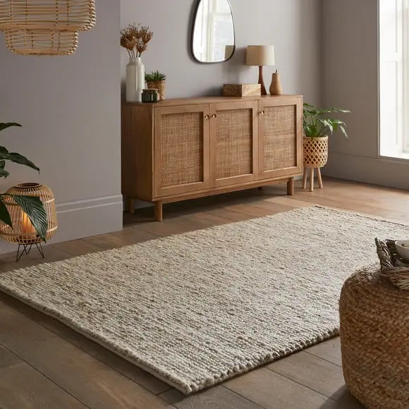 Pebble Wool Rug Dunelm