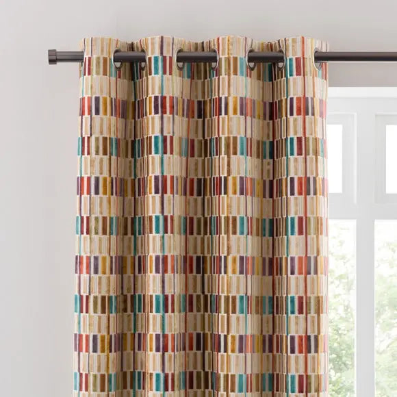 Pelosa Cut Velvet Eyelet Curtains Dunelm