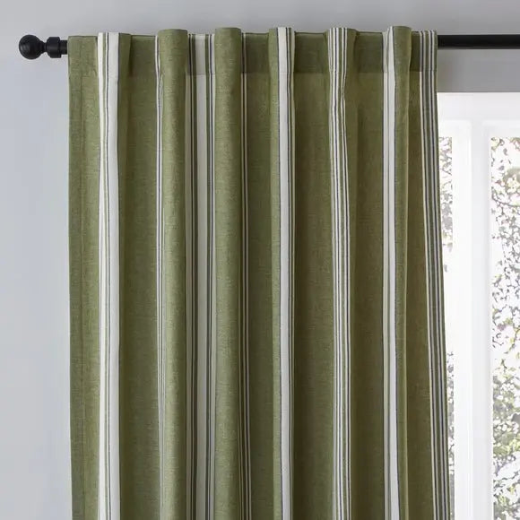 Pensford Stripe Slot Top Curtains Dunelm