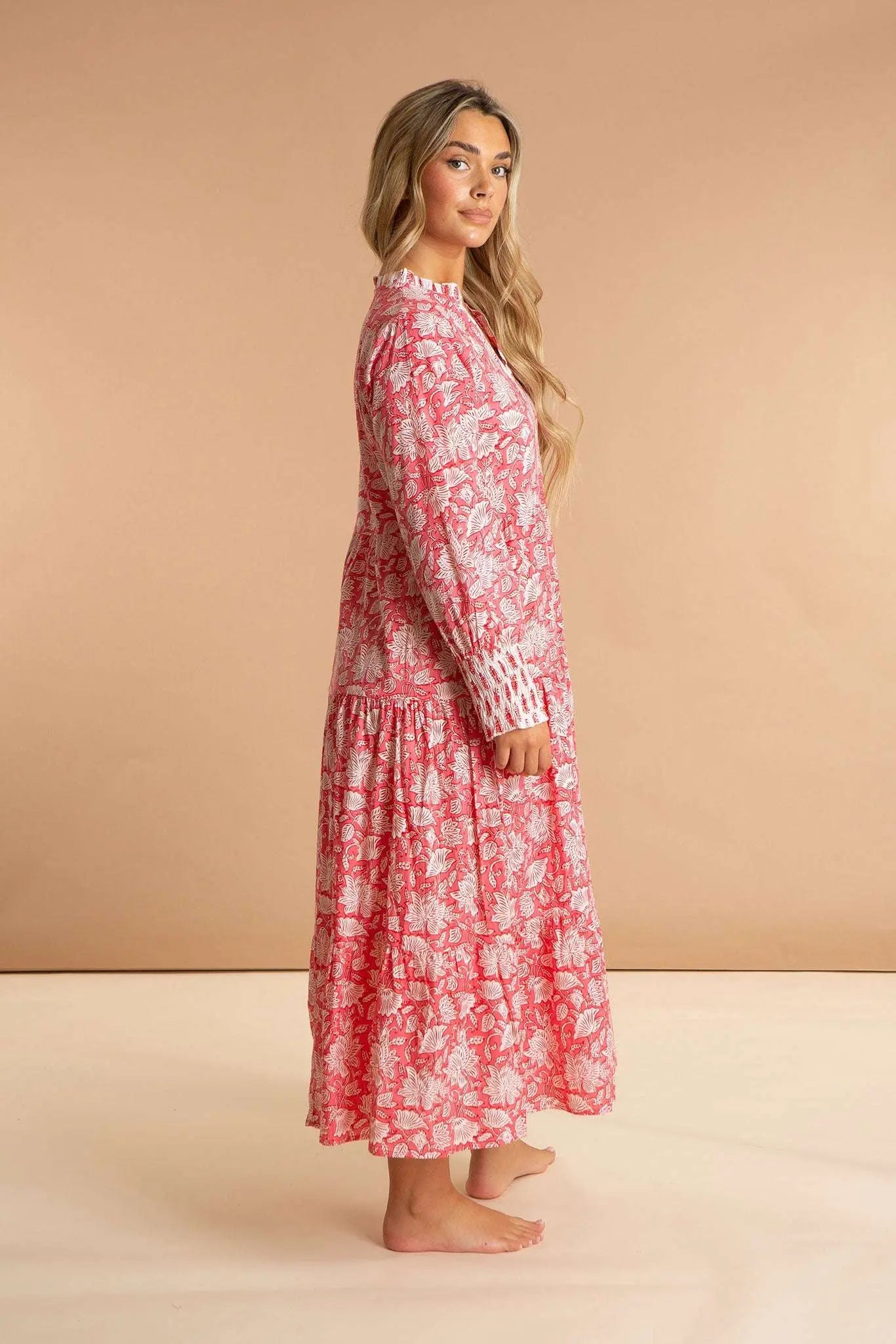 Peony Paisley Cotton Dress inara