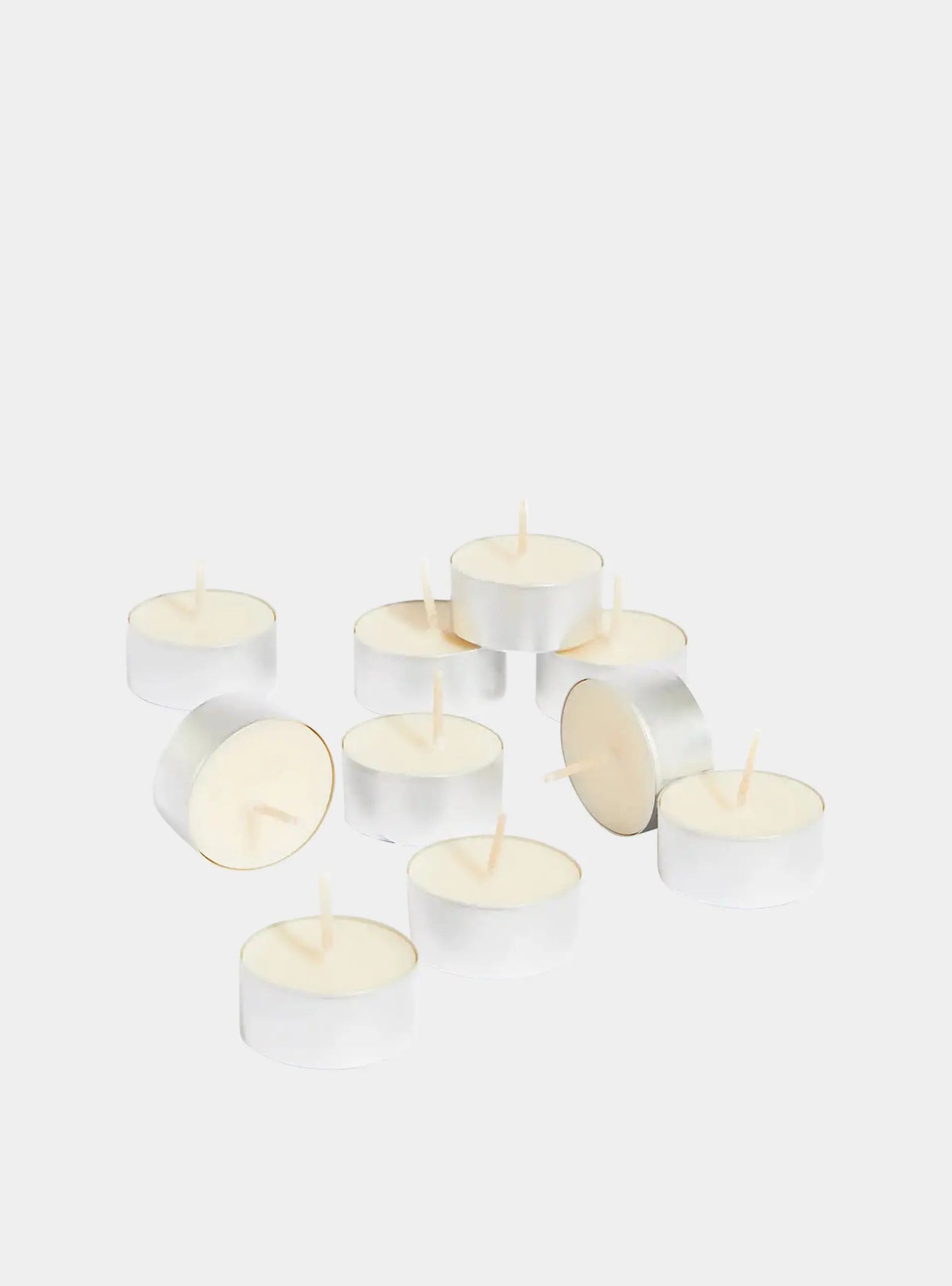 Peony & Blush Suede Tealights - Set of 10 Helm London