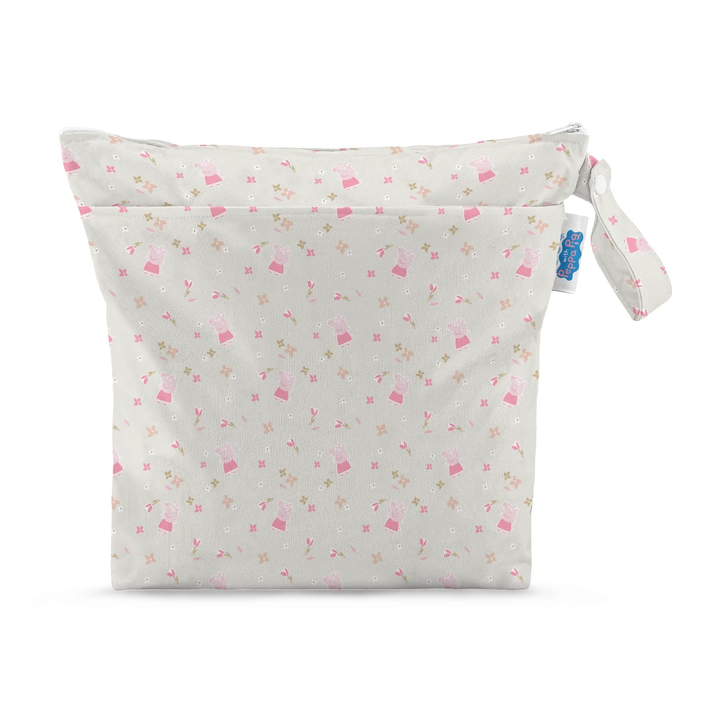 Peppa Pig Grab & Go Nappy Wet Bag - Peppa Floral Modern Cloth Nappies