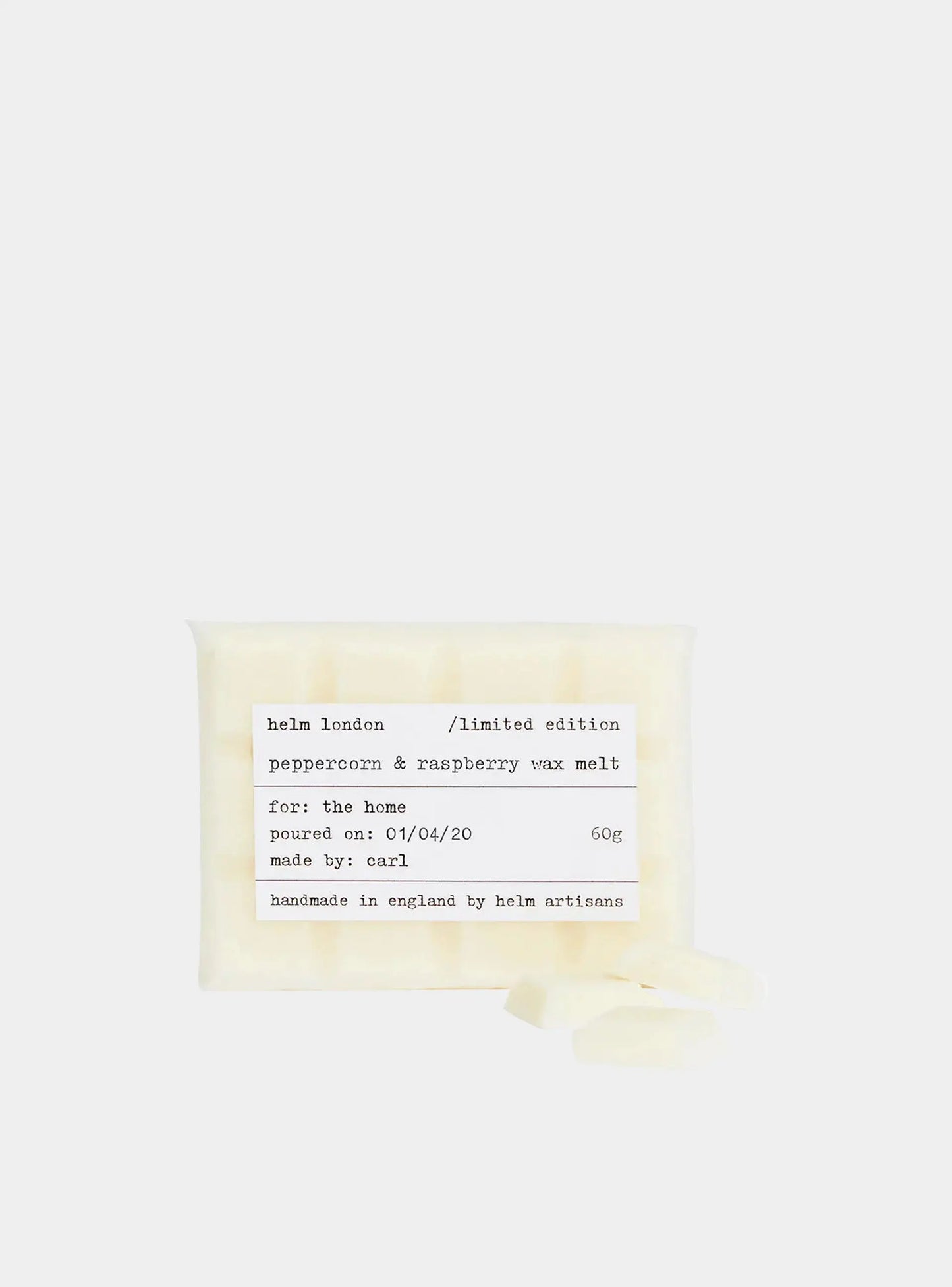 Peppercorn & Raspberry Wax Melt Helm London