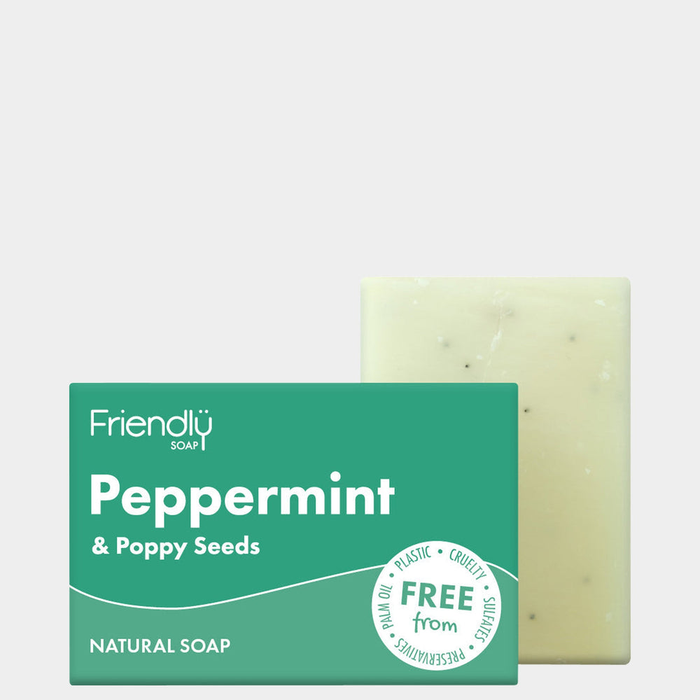 Peppermint & Poppyseeds Natural Soap Friendly Soap