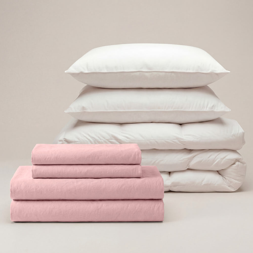 Percale Move-In Bedding Set bedable