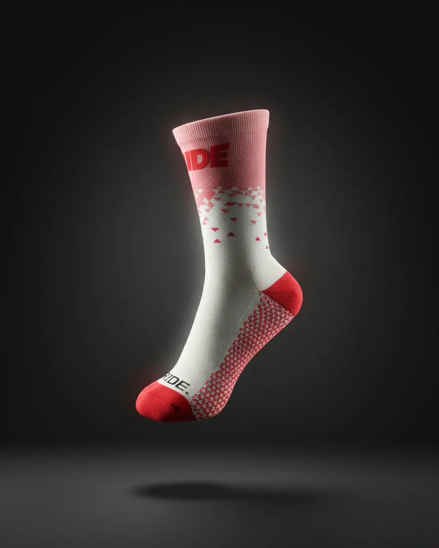 Performance Running Socks - Flash Pink Stride North East