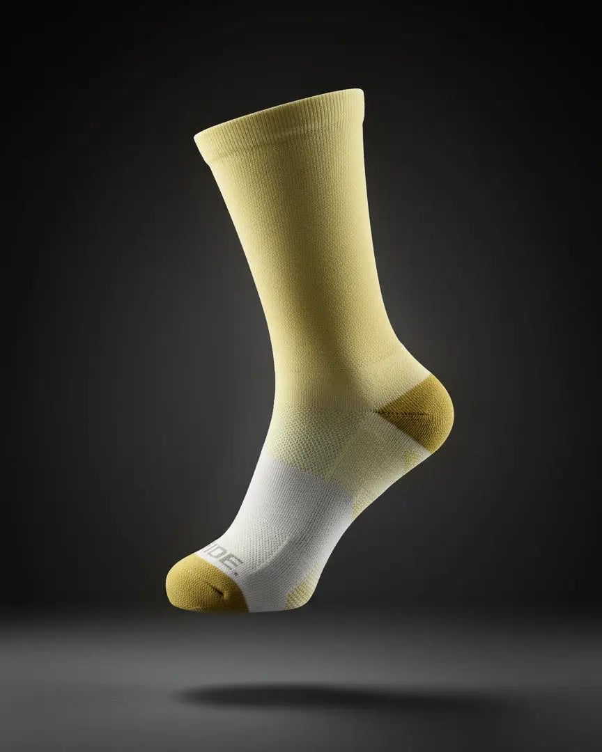Performance Running Socks - Yellow Haze Stride North East